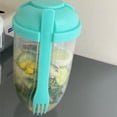 thumbnail image 3 of Taza de Ensalada, Limpieza Fácil Apariencia multifuncional única de 1000 ml de Capacidad Portátil de desayuno vegetal para deicina para oficina, 3 of 7