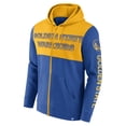 thumbnail image 2 of Men's Fanatics Royal/Gold Golden State Warriors Skyhook Colorblock Full-Zip Hoodie, 2 of 3