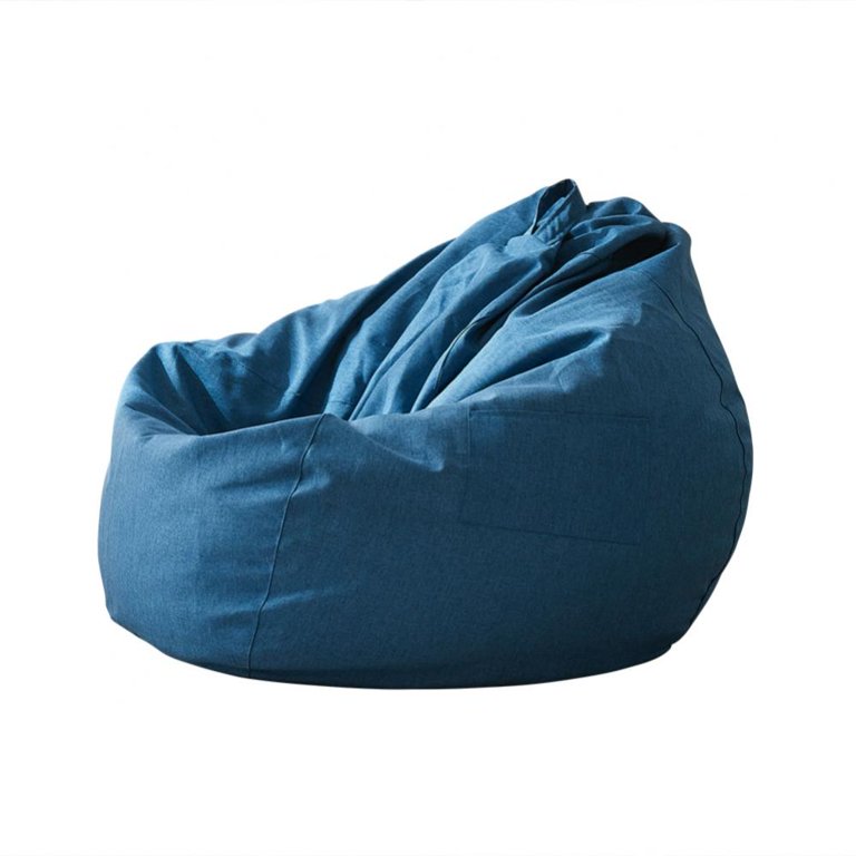 Bean Bag Chair Cover (No Filler) for Kids and Adults Extra Large Beanbag  Stuffed Animal Storage Soft As Gaming Chair or Study Spot 