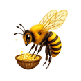 thumbnail image 6 of cartoon Bee Stickers, Waterproof Bee Sticker for Water Bottle Laptop Phone Cases Planner Skateboard Luggage Helmet Party Favor Decor, Ideal for Adults Teens Teacher Rewards, 6 of 9