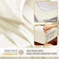 thumbnail image 4 of Luxury Cooling Full Size Bed Sheet Set - Soft Microfiber with Deep Pockets, 4 of 7