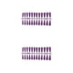 thumbnail image 4 of Minnieouse Tabletas para mejorar las uñas Diseño de puntos elegantes Durabilidad Textura esmerilada Puntas de manicura para uñas postizas usables JM-13Púrpura 2piezas Minnieouse CBP456188, 4 of 5