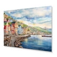 thumbnail image 2 of Designart "Vintage Coastal Scene in Newfoundland I" Canada Metal Art Print, 2 of 5