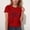 Red, variant on Fatuov Independence Day Kids T-Shirt Patriotic Summer Comfortable Top for Girls Boys Fourth of July Round Neck USA Flag Print Short Sleeve Tshirt 3-15 Years