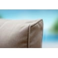 thumbnail image 4 of Malmo 4-Piece Resin Wicker Outdoor Patio Furniture Conversation Sofa Set (L) In Natural w/ Sofa, Two Armchairs, and Coffee Table (Full-Round Natural Wicker, Sunbrella Canvas Taupe), 4 of 4