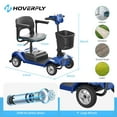 thumbnail image 4 of Hoverfly T4 Mobility Scooter for Elderly, 4 Wheel Mobility Compact Scooters for Seniors 330lbs with Lights Basket, Blue, 4 of 15