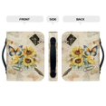 thumbnail image 4 of HELLHERO Butterfly and Sunflower Pattern Bible Cover for Men, Protective Church Bible Bag with Top Handle for Outdoor Study Christian Prayer Bible Study, 4 of 12