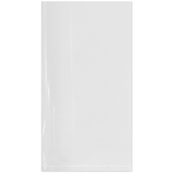 Plymor 8" x 15" (Pack of 100), 2 Mil Flat Open Clear Plastic Poly Bags
