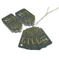 thumbnail image 3 of Inkdotpot 50 Pack Made With Love Text Favor Paper Tags Craft Real Gold Foil Hang Tag, 3 of 6