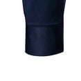 thumbnail image 4 of USNSM Men's Fashion Solid Long Sleeve Dress Shirt Classic Slim Fit Wrinkle-Free Casual Business Button Up Shirts Blue S, 4 of 7