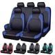 thumbnail image 4 of Funda de asiento de coche de una sola línea con rombos acolchados y bordados en cuero sintético y cuero sintético para Europa y Estados Unidos, 4 of 6
