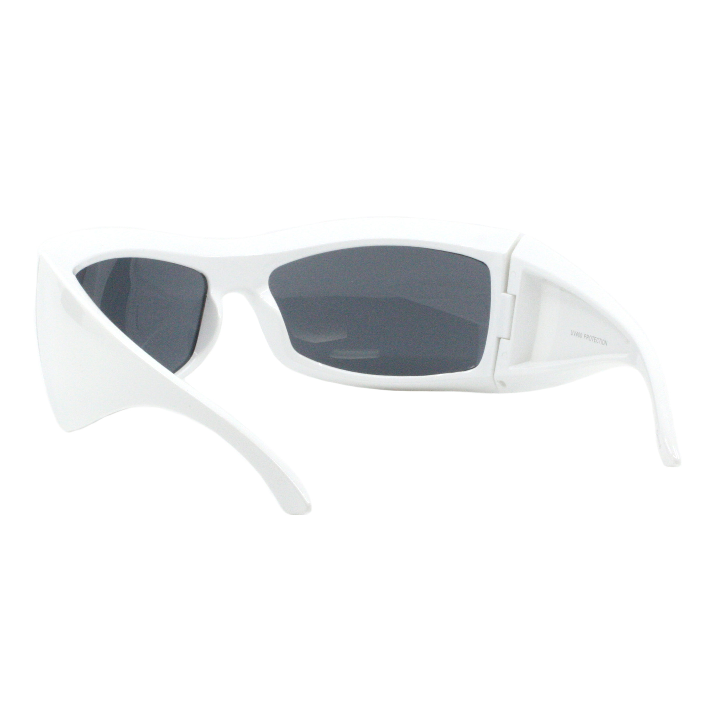Shield Rectangular Sunglasses Super Oversized Thick Wrap  display picture 1