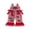 Red, variant on Cenuakty Little Girls 12M 18M 2T 3T 4T 5T Overalls Adorable Watermelon Flower Embroidery Sleeveless Square Collar Plaid Bell Bottoms Jumpsuit