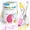 12 Colors, variant on Jupitearth 12Ct Vibrant Washable Dual Tip Markers with Portable Case,Broad & Round Tip,Easy-Grip Design for Little Hands,Art Supplies