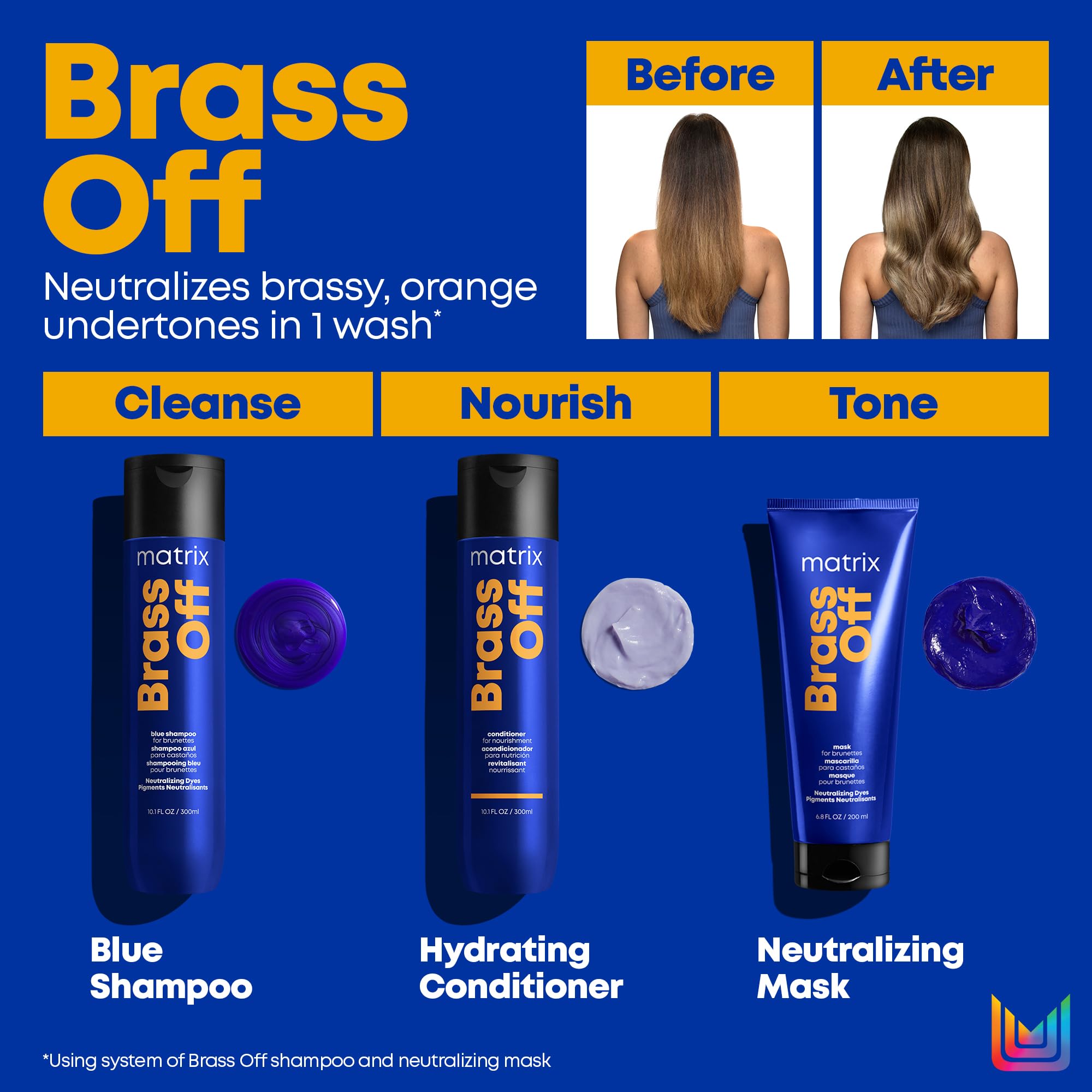 Matrix Total Results Brass Off Color Shampoo 33.8 oz - image 2 of 5