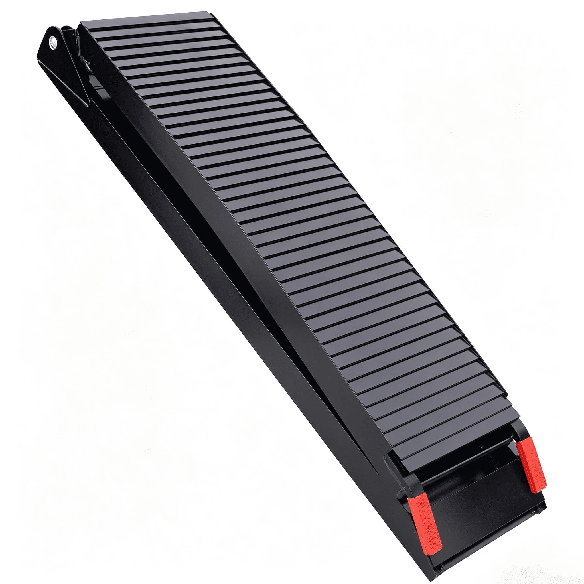 Truck Ramps, 80"x12" Portable Loading Ramps for Pickup Trucks 1500 LBS Capacity Aluminum Folding Ramps with Buckle for ATVs, Snowblower, Lawn Mowers, UTVs, Bike, 2PCS, Black Coating