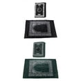 thumbnail image 1 of GUOOL 2pcs Muslim Prayer Rug Polyester Portable Braided Mats Simply Print, 1 of 9