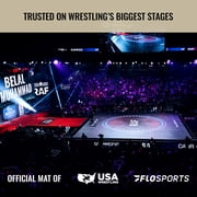 Dollamur 5x10x1.25 Wrestling Mat, Red, Workout, Exercise, Gymnastics, Yoga