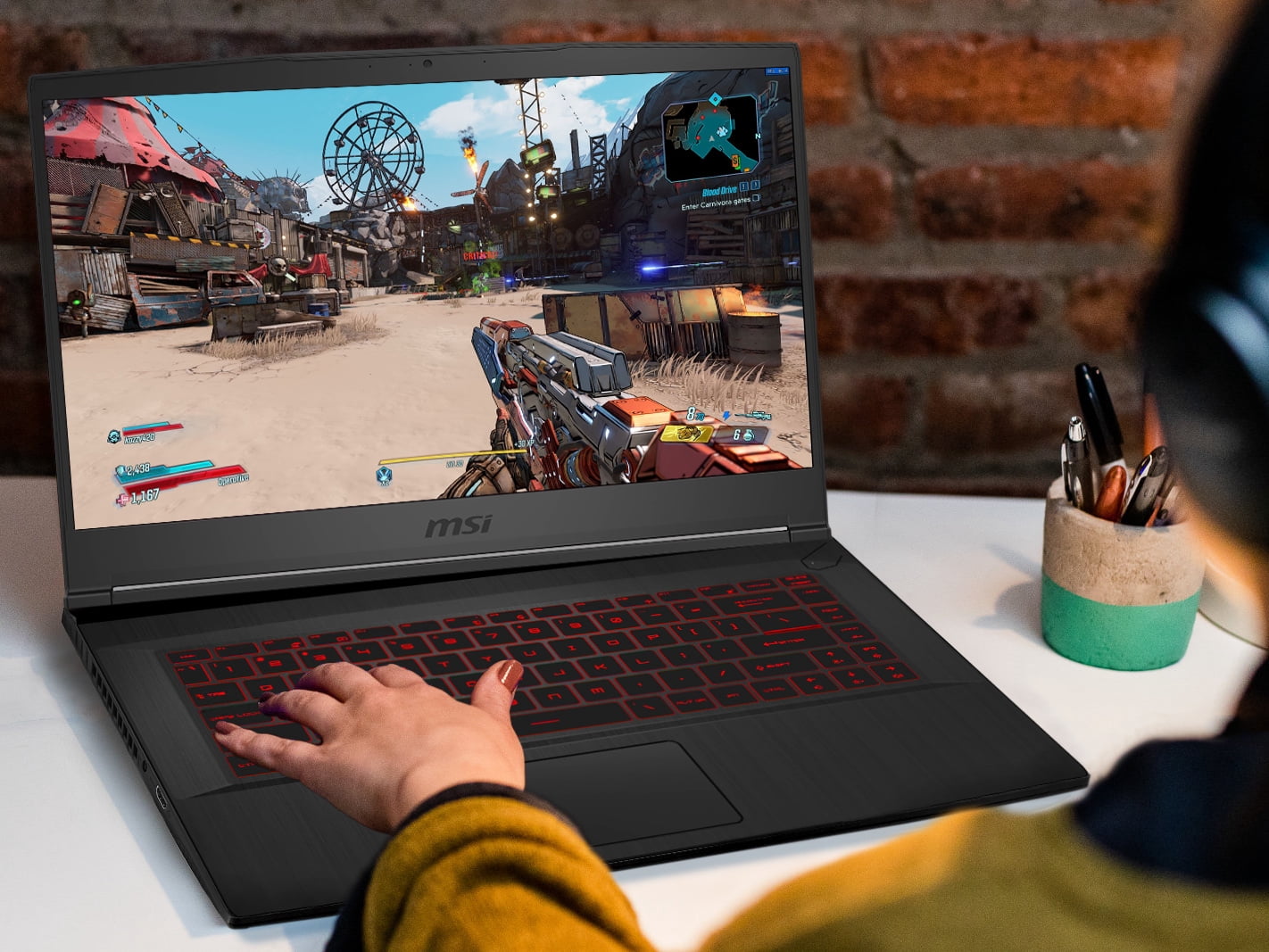 MSI GF65 Thin Gaming Notebook, 15.6
