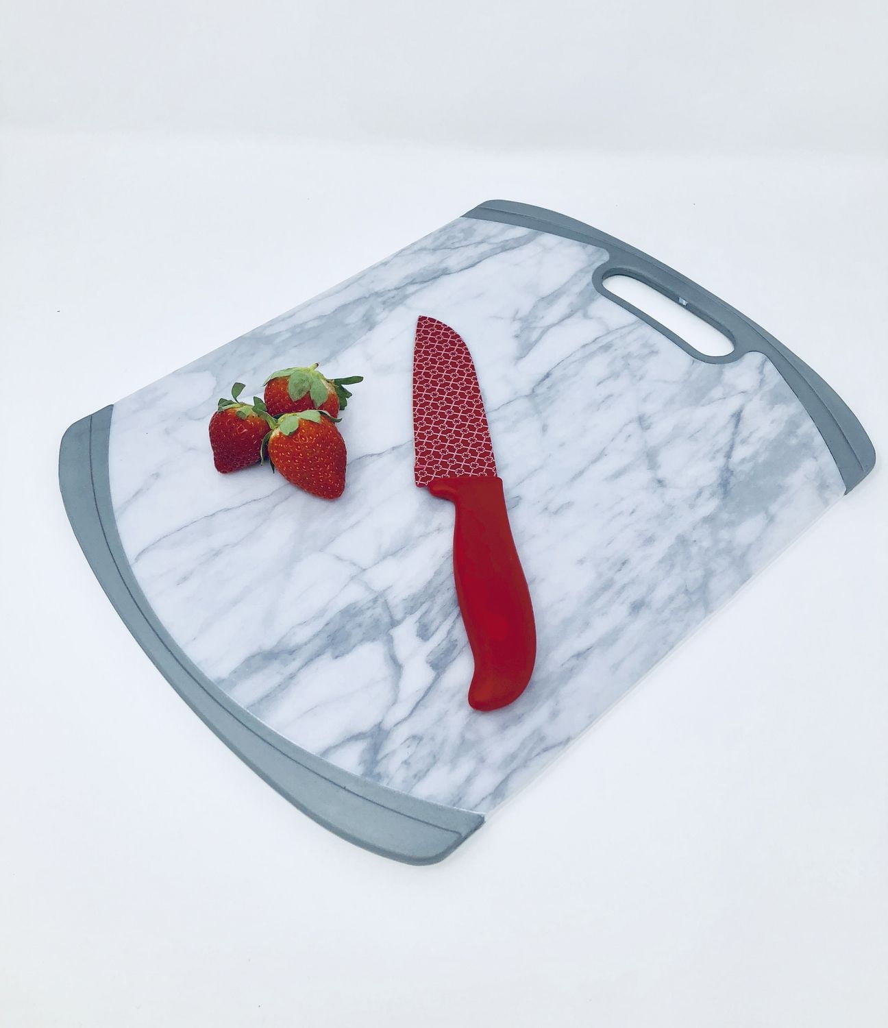 Farberware Non Slip Cutting Board - Marble Pattern