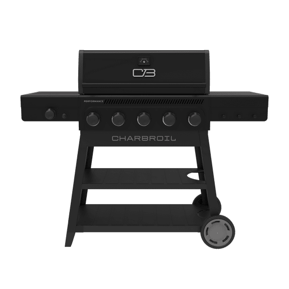 Charbroil® Performance Series™ FlavorMax™ 5-Burner Cart Gas Grill, Blackout