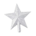 thumbnail image 3 of LeeQinersw Star for Christmas Tree Top Pendant Festival Gifts for Holiday Indoor Window Silver, 3 of 9