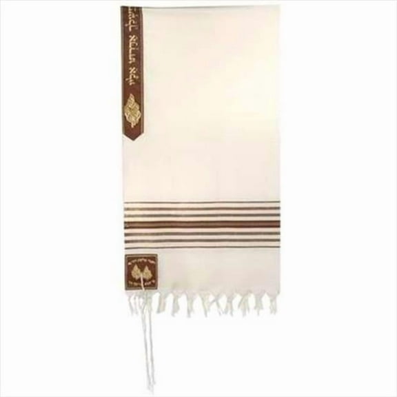 Holy Land Gifts 4784 Tallit Elisha Prayer Shawl Acrylic 24 In.