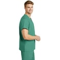 thumbnail image 3 of CornerStone Reversible V Neck Scrub Top-L (Jade Green), 3 of 6