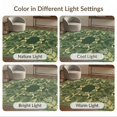 thumbnail image 7 of ODIKA 2'x3' Washable Doormat Green Leaves Boho With Festive Holly Wreath Accents Christmas Flowing Dynamic for Entryway, Kitchen, Laundry Room, Non-Slip, Low Pile, 7 of 7