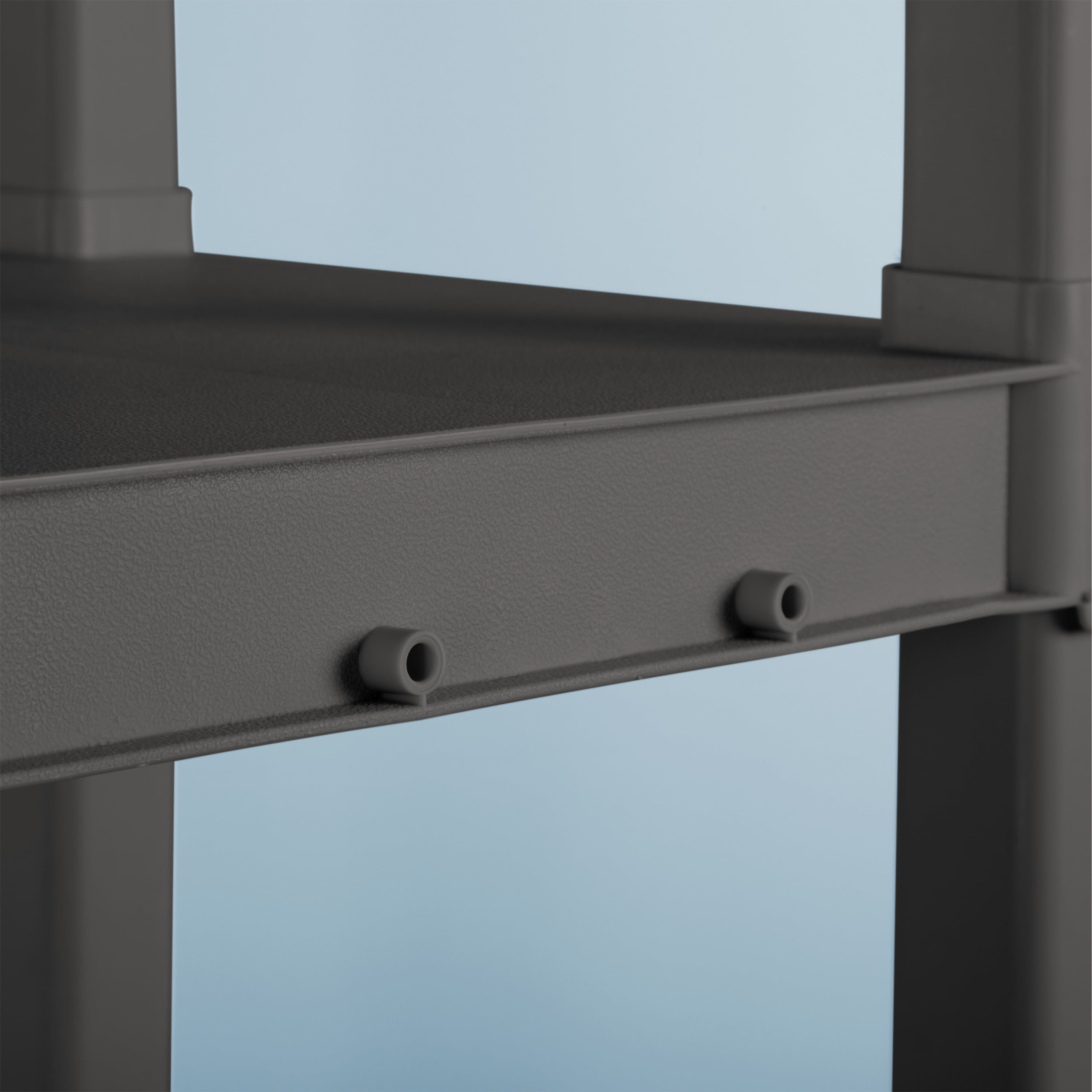 Sterilite 4 Shelf Unit, Flat Gray