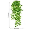 thumbnail image 3 of Steadline Artificial Pothos Wall Hanging with Realistic Leaf Texture Indoor Home Decoration Green Vine Display Flexible Shape Adjustment No Watering Needed Long Lasting, 3 of 8