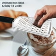 thumbnail image 2 of LNGOOR Hand Cheese Grater Stainless Steel Razor Sharp Blades, Non-Slip & Soft Grip, Hand Cheese Grater with Handle, Cheese Hand Grater & Vegetable Grater, 2 of 5