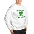 thumbnail image 4 of CafePress - Kiss Me Im Irish St Patricks Day Sweatshirt - Crew Neck Sweatshirt, 4 of 5