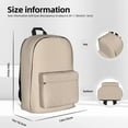 thumbnail image 6 of Goofa Brown Gingham Printed Backpack,Laptop Backpack,Durable Anti-Theft Travel Work Backpack,Water-resistant Backpack, 6 of 9