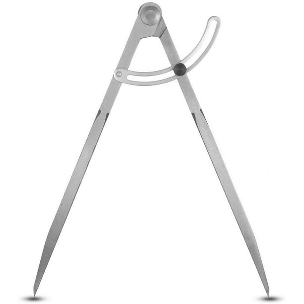 Compás de punta seca profesional de acero al carbono de 300 mm de diámetro para carpinteros, carpinteros, ebanistas, arquitectos, albañiles, calibre de precisión para marcado industrial