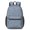 Paisley and Damask Blue Pattern, variant on Paisley and Damask Blue Pattern 17" Waterproof Oxford School Backpacks for Teens, S-Shape Padded Straps, for School, Travel, Hiking, Camping
