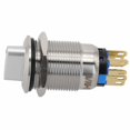 thumbnail image 2 of BTOER 3 Positions Switch Latching Push Button Low Light Conditions 19mm Mounting Hole 3-6V Rated Voltage LED Indicator, 2 of 9