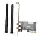 thumbnail image 2 of Tarjeta De Red Inalámbrica, Transmisión Estable De Alta Velocidad Protocolo 802.11N Adaptador PCIE Inalámbrico De Amplia Compatibilidad De 2,4 GHz Baja Latencia 300 Mbps Para, 2 of 7