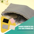 thumbnail image 4 of Bolsa de almacenamiento Bewildely Pequeñas multifuncionales portátil Usable Estilo simple Gris 22x15cm, 4 of 6