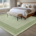 thumbnail image 5 of Cameo Green Retro Greek Key Large Area Rugs for Bedroom Living Room, Soft Non Slip Carpet Bedside Rug, Geometric Greece Ancient Rustic Rectangular Floor Cover Kitchen Accent Rug 5'x8' for Office, 5 of 9