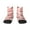 1 Black, variant on Milk Tea Pattern Quarter Crew Socks,Toe Seamed Ankle Socks,Cotton Cushioned Breathable Athletic Crew Sports Socks