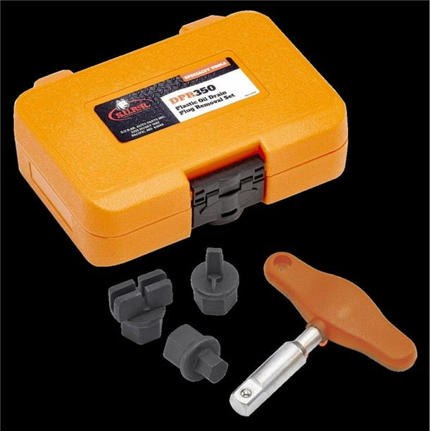 SUR & R Auto Parts SRRDPR350 Plastic Oil Drain Plug Removal Set