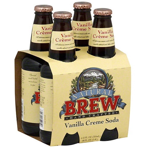 Natural Brew Vanilla Creme Soda, 4ct (Pack of 6) - Walmart.com