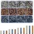 thumbnail image 6 of 1 set 3000Pcs Glass Bugle Beads 12 Styles Tube Beads Kit Seed Loose Spacer Beads Small Craft Beads for DIY Bracelet Necklaces Earring Jewelry Making Hole:0.5mm, 6 of 8