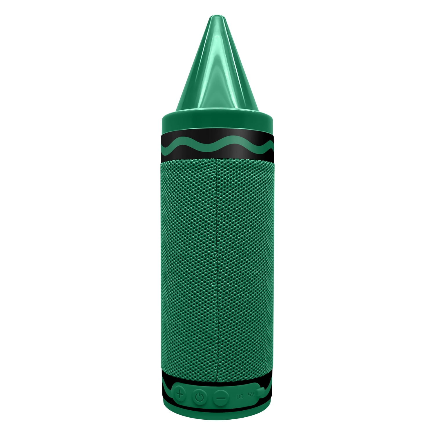 Crayola Portable Bluetooth Crayon Speaker with FM Radio, Green, CBT450