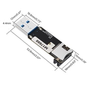 EMMC Adapter V2 USB3.0 Card Reader for EMMC Module and Memory Card High Speed Read and Write