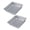 Silver, variant on Premium Carbon Steel Nonstick Square Baking Sheet Baking Tray For Home Kitchens