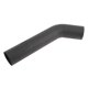 thumbnail image 1 of Codo de doble curvatura de 2.76″ OD 45° Longitud de 12 pulgadas Tubo de escape T201 Granallado L Tubo extendido para soldadura Pasamanos de escaleras HVAC Negro, 1 of 7