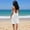 White, variant on Danhjin Backless Dress for Kids Girls Casual Summer Outdoor Cute Lightweight Midi Dress with Back Adjustable Ties Spaghetti Straps Flowy Beach Sun Spring Fashion Outfit, for 5 to 13 Years