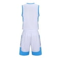 thumbnail image 7 of Cethrio Boys' Shorts Sets, Summer Sports Sleeveless Athletic Outfit Sets Activewear White Size 10-12 T, 7 of 7